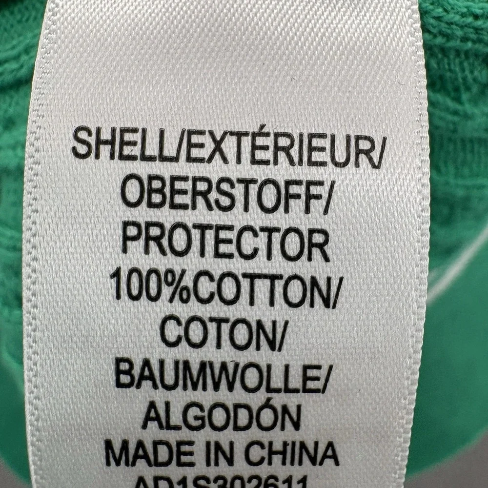 Adrianna Papell Sweater Womens XL Green Cable Knit Short Sleeve Collared Top